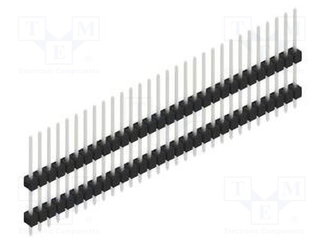 Connector: pin strips; pin header; male; PIN: 30; 2.54mm; THT; 1x30
