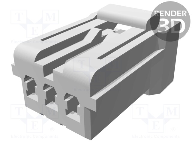 Connector: wire-board; .070 MULTILOCK; plug; female; PIN: 3