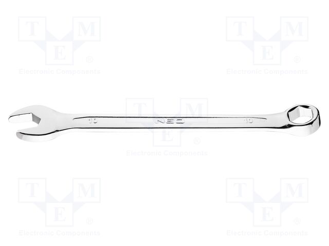 Wrench; 6-angles,combination spanner; 10mm; L: 140mm