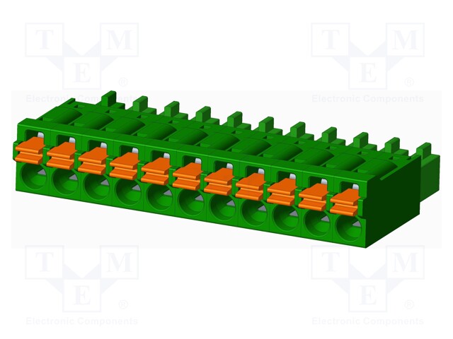 Connector: pluggable terminal block; plug; female; straight; 5.5A