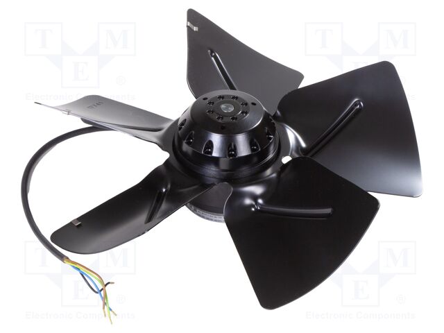 Fan: AC; axial; 230/400VAC; Ø298x109mm; 3130m3/h; 72dBA; 2580rpm