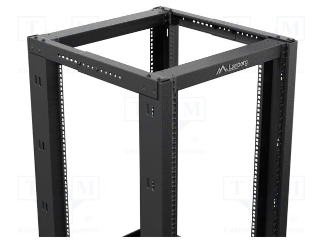 Enclosure: rack cabinet; Standard: 19"; 18U; black; Z: 800mm; 600kg