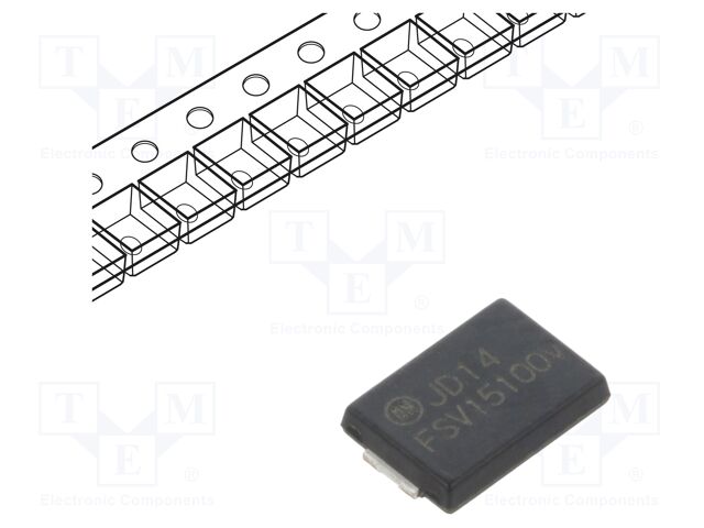 Diode: Schottky rectifying; TO277; SMD; 100V; 15A; reel,tape