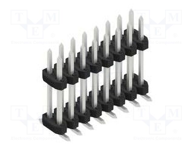 Connector: pin strips; pin header; male; PIN: 16; 2mm; SMT; 2x8; 100V