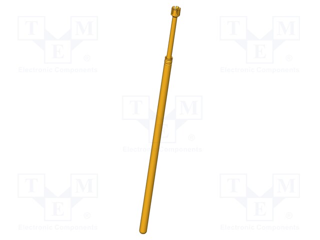 Needle-like test probe; Operational spring compression: 4.3mm