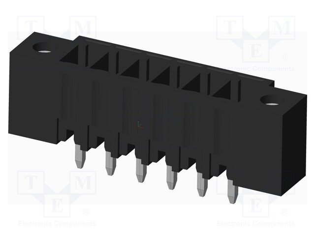 Connector: pluggable terminal block; socket; male; on PCBs