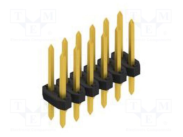 Connector: pin strips; pin header; male; PIN: 12; 2mm; THT; 2x6; 100V