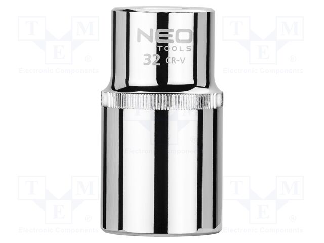 Socket; 12-angles,socket spanner; 32mm; 1/2"