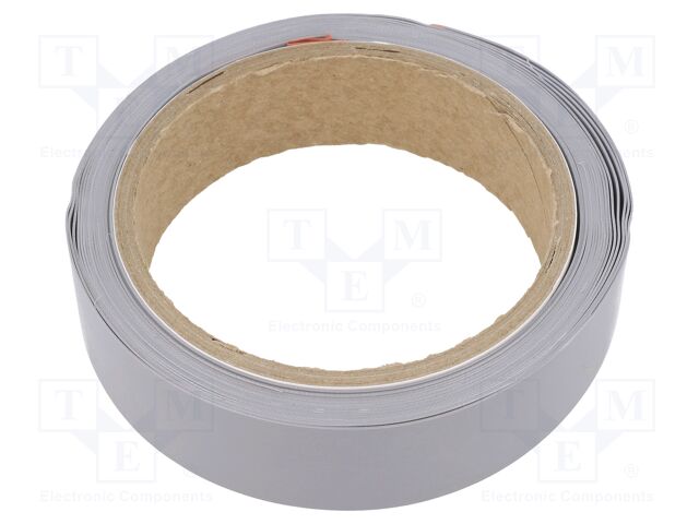 Tape: heat transfer; W: 25mm; L: 5m; Thk: 0.45mm; 1W/mK; glueless