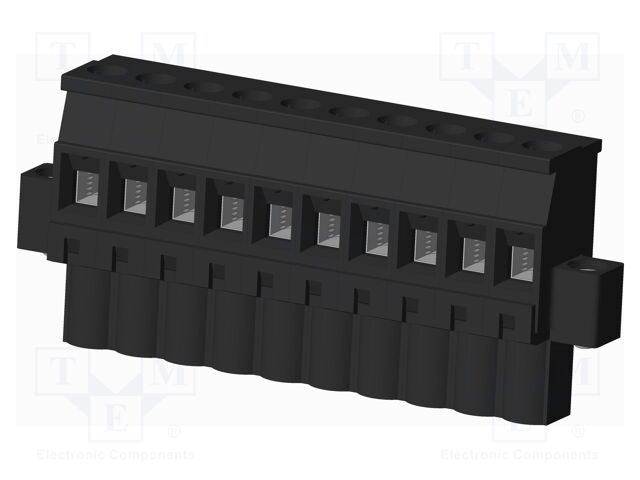 Connector: pluggable terminal block; plug; female; angled 90°