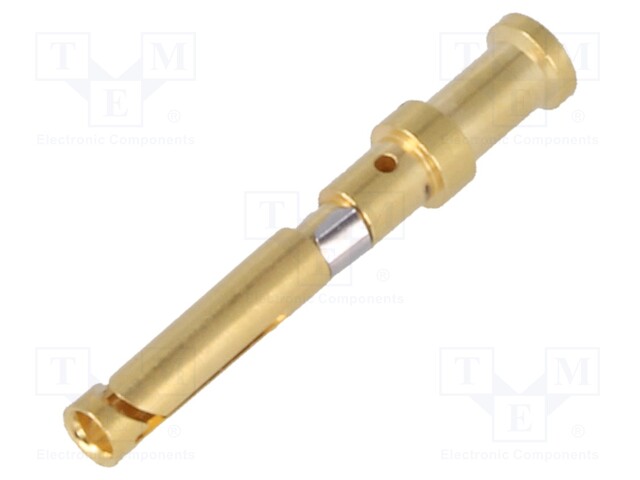 Contact; female; 0.5mm2; Han D; nickel plated,gold-plated; 10A