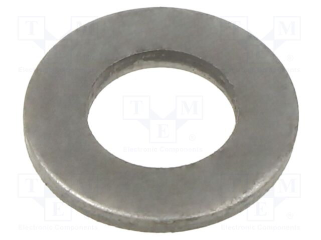 Washer; round; M10; D=20mm; h=2mm; steel; Plating: none