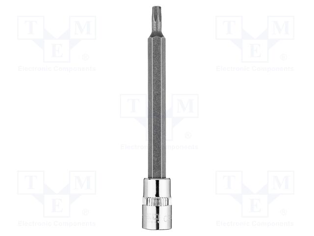 Socket; socket spanner,Torx®; TX20; 1/4"; 87mm; long