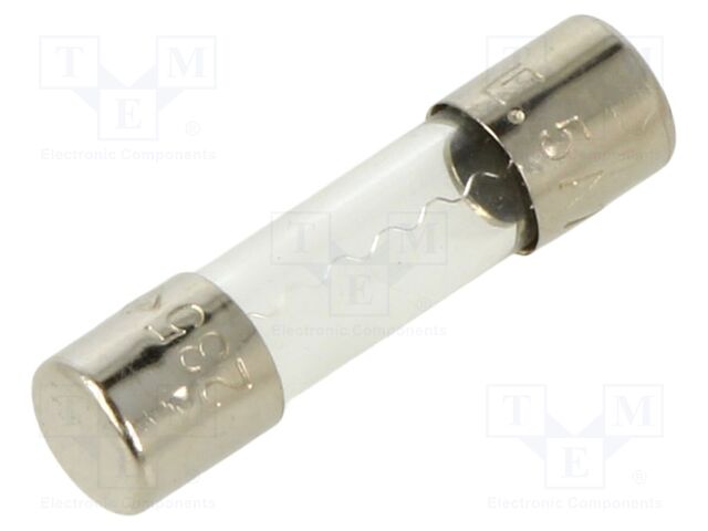 Fuse: fuse; 5A; 125VAC; quick blow; glass; 5.2x20mm; holders; 235