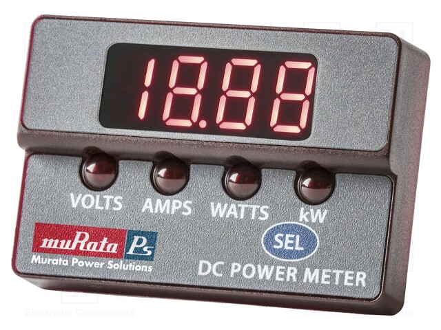 Meter: network parameters; digital,mounting; on panel; blue