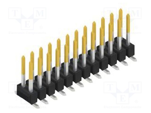 Connector: pin strips; pin header; male; PIN: 24; 2.54mm; SMT; 2x12