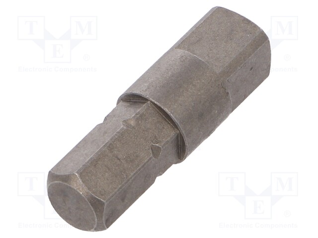 Adapter; Overall len: 25mm; Mounting: 1/4" (C6,3mm),square 1/4"