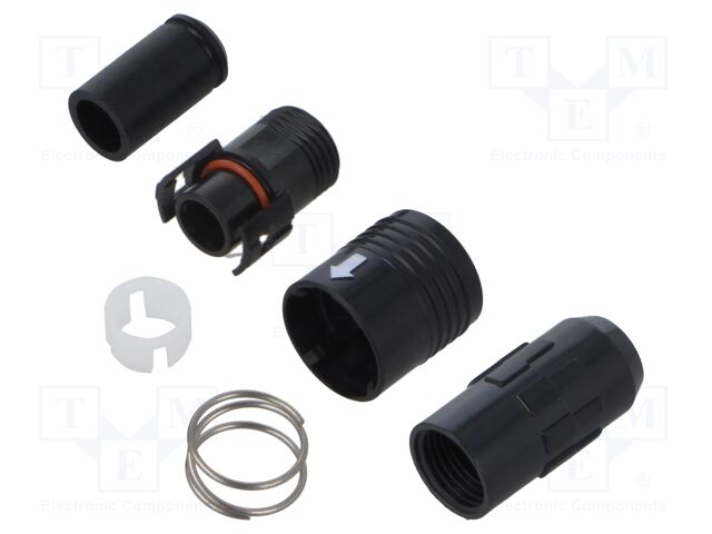 Connector: circular; HR30; Locking: push-pull; plug; male; 2A; 30VAC