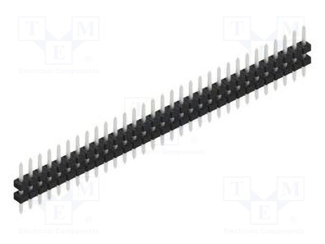 Connector: pin strips; pin header; male; PIN: 31; 2mm; THT; 1x31