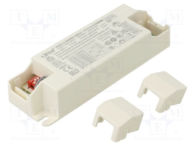 Power supply: switching; LED; 40W; 25÷42VDC; 800mA÷1.05A; IP20