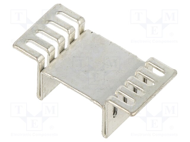 Heatsink: extruded; U; TO263; silver; L: 12.7mm; W: 26.2mm; H: 10.2mm
