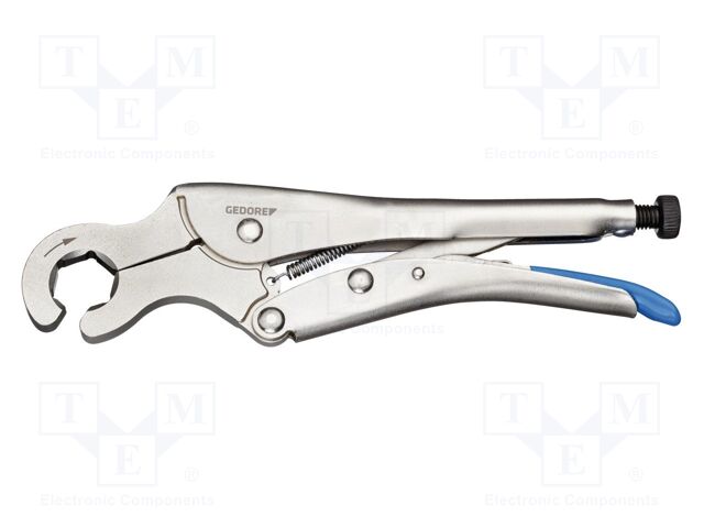 Pliers; for nuts; Pliers len: 260mm; steel; Plating: nickel