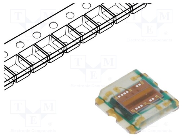 Sensor: ambient light; Usup: 2.4÷3VDC; Mounting: SMT
