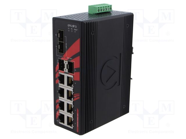 Switch PoE Ethernet; unmanaged; Number of ports: 12; 12÷55VDC