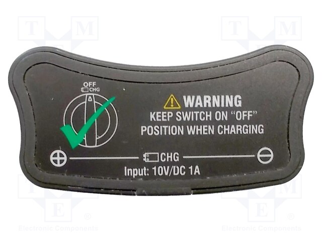 Adapter; Application: for charging the multimeter; 1A; CMM-60
