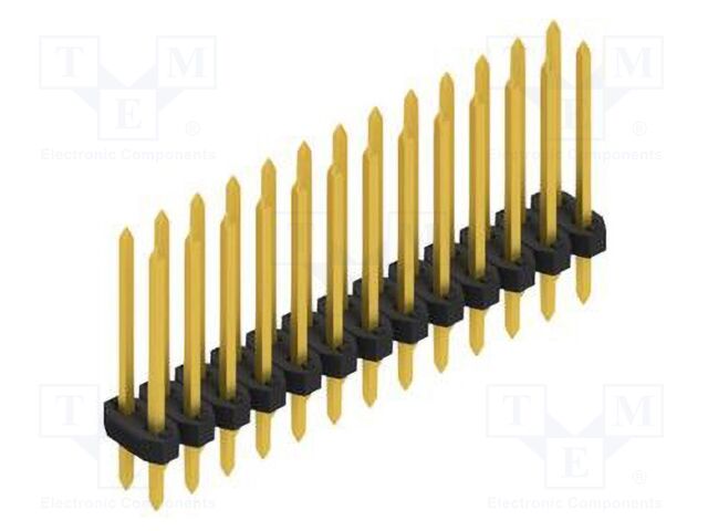 Connector: pin strips; pin header; male; PIN: 26; 2mm; THT; 2x13