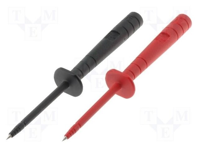 Test probe; 10A; 1kV; red and black; Equipment: 2x test probe