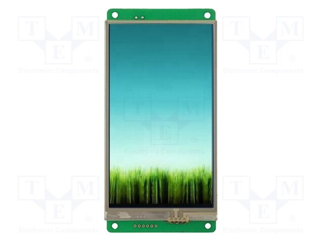 Display: TFT; 5"; 480x854; Illumin: LED; 16MBFLASH; RGB; 250cd/m2