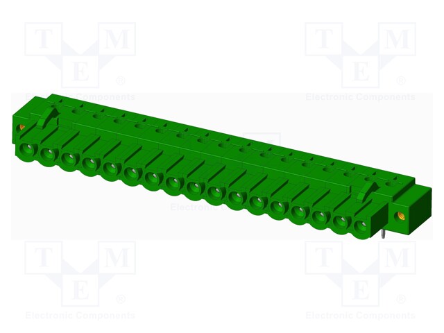 Connector: pluggable terminal block; socket; female; angled 90°