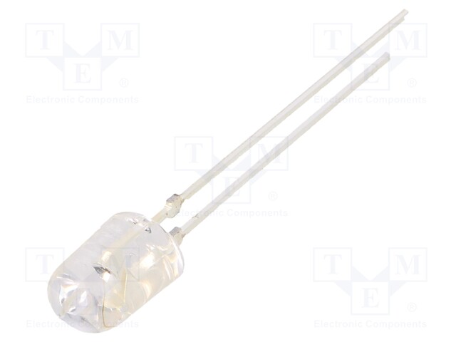 LED; oval; 4.7x5.7mm; red; 4200÷5800mcd; 40/70°; Front: convex; 20mA