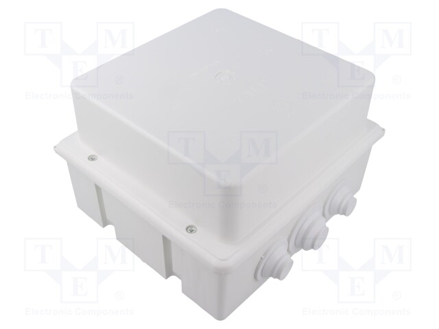 Enclosure: junction box; X: 170mm; Y: 190mm; Z: 120mm; wall mount