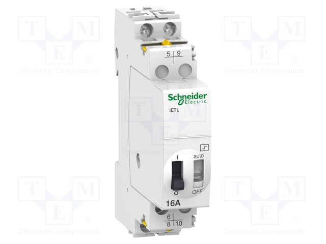 Relay: extension; SPDT + NO; Ucoil: 12VAC; Ucoil: 6VDC; 16A