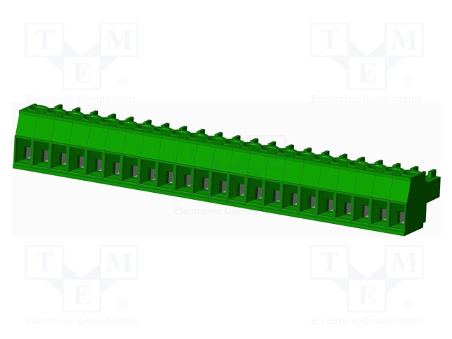 Connector: pluggable terminal block; plug; female; straight; 10A