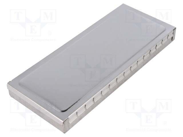 Enclosure: shielding; X: 68mm; Y: 161mm; Z: 17mm; steel