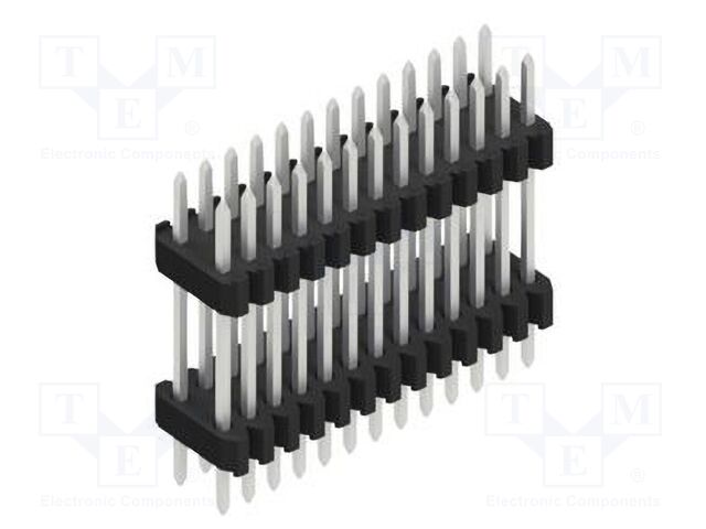 Connector: pin strips; pin header; male; PIN: 26; 1.27mm; THT; 2x13