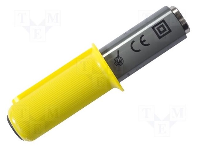 Socket; 4mm banana; 2A; 1kV; yellow; M10 screw; -25÷80°C; 17mΩ
