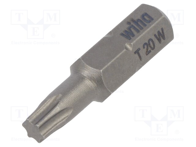 Screwdriver bit; Torx®; TX20; Overall len: 25mm; Series: STANDARD