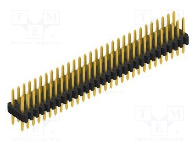 Connector: pin strips; pin header; male; PIN: 60; 1.27mm; THT; 2x30