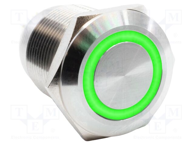 Switch: vandal resistant; SPST-NO + SPST-NC; 2A/24VDC; IP67; 24V