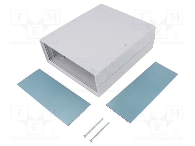 Enclosure: with panel; CAB; X: 154mm; Y: 173mm; Z: 61mm; ABS