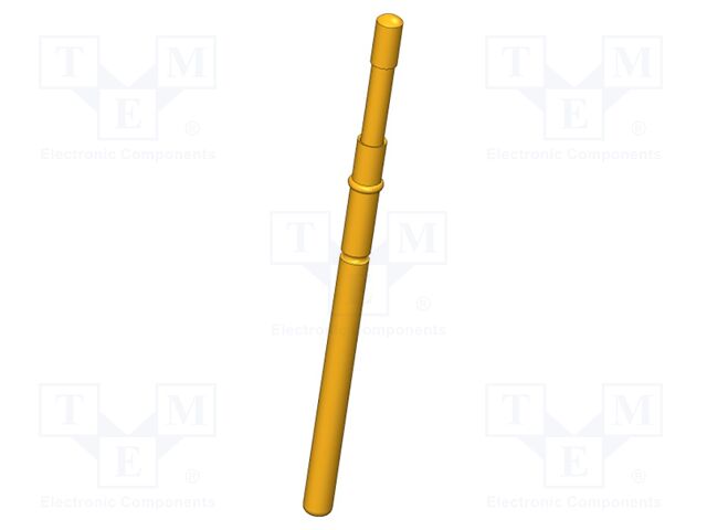Test needle; Operational spring compression: 4mm; 8A; Ø: 1.5mm