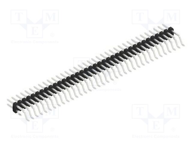 Connector: pin strips; pin header; male; PIN: 72; 2mm; SMT; 2x36