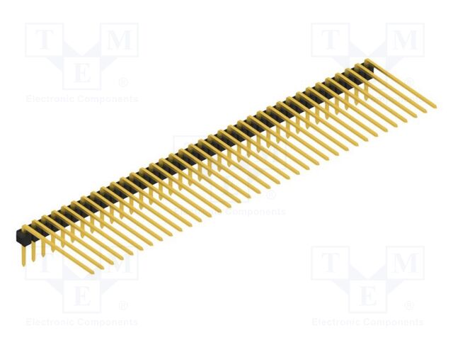 Connector: pin strips; pin header; male; PIN: 36; 2.54mm; THT; 1x36