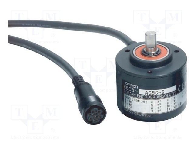 Encoder: absolute; Usup: 12÷24VDC; 720imp/revol; Output conf: NPN