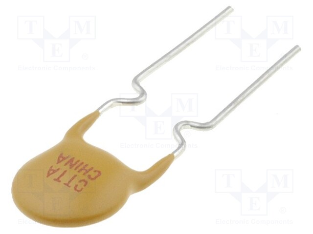 Fuse: PTC polymer; 500mA; Pitch: 5mm