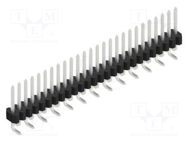 Connector: pin strips; pin header; male; PIN: 26; 1.27mm; SMT; 1x26